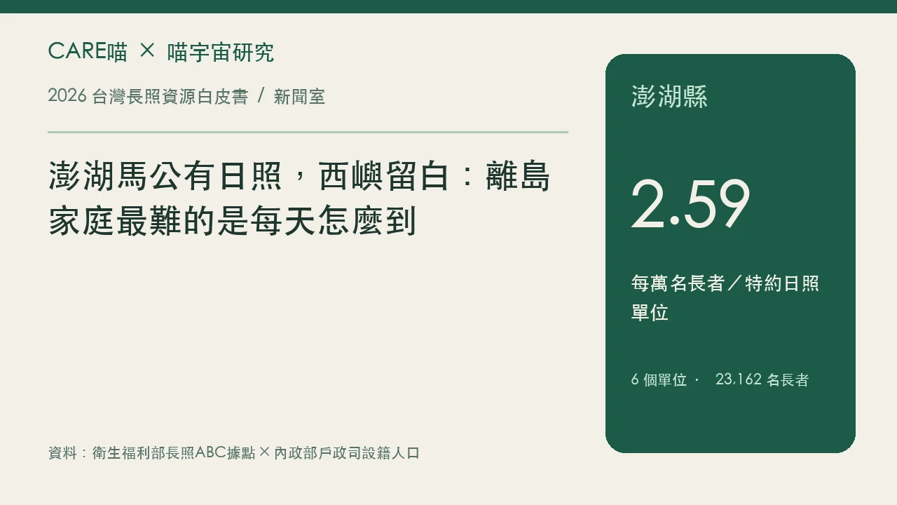 澎湖馬公有日照,西嶼留白:離島家庭最難的是每天怎麼到的資料圖卡,詳情請閱讀內文與原研究